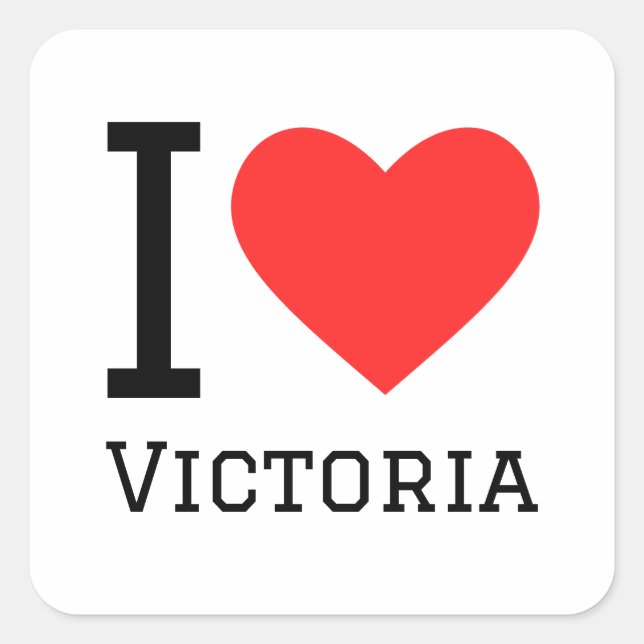 I love victoria square sticker (Front)