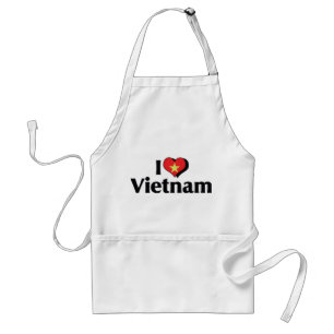 I Love Vietnam Flag Standard Apron