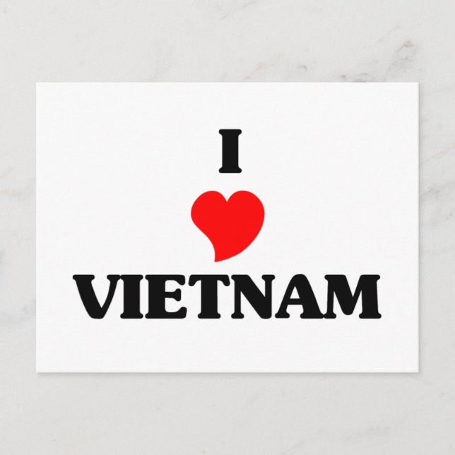 I Love Vietnam Postcard (Front)