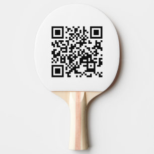 I Love Vietnam (Tôi Yêu Việt Nam) Flag QR Code Ping Pong Paddle
