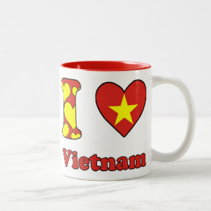 I love Vietnam Two-Tone Coffee Mug