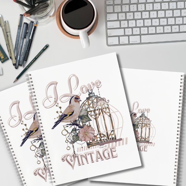I Love Vintage  Notebook (Creator Uploaded)