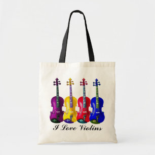 I LOVE VIOLINS-BAG TOTE BAG