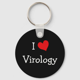 I Love Virology Keychain