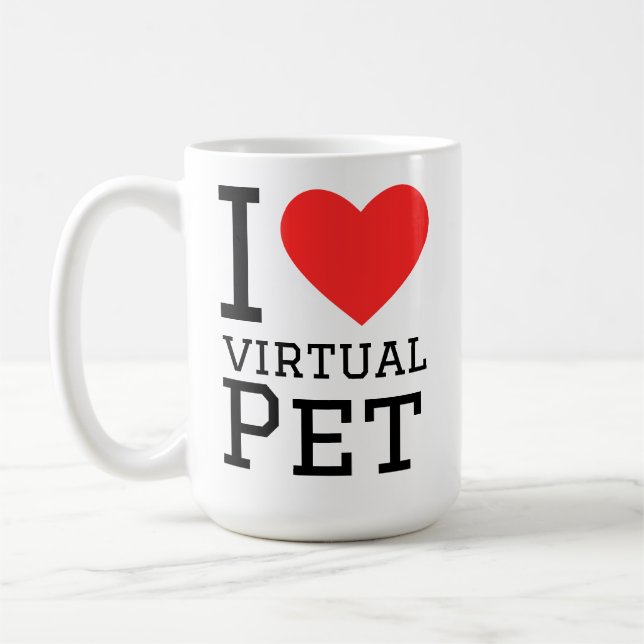 I love virtual pet coffee mug (Left)