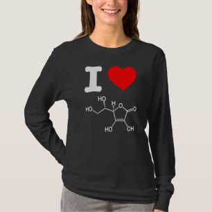 I Love Vitamin C Skincare Ingredients Acne Chemist T-Shirt