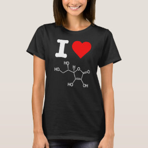 I Love Vitamin C Skincare Ingredients Acne Chemist T-Shirt