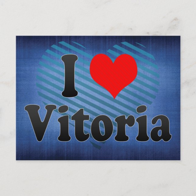 I Love Vitoria, Brazil Postcard (Front)