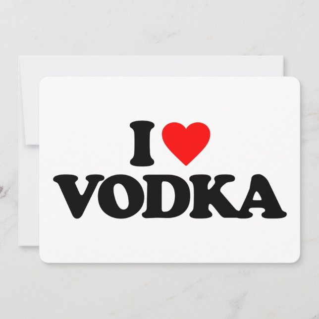 I LOVE VODKA (Front)