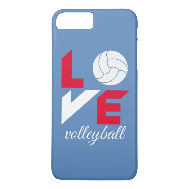 I Love volleyball Case-Mate iPhone Case (Back)