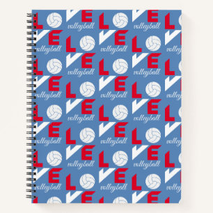 I Love volleyball Notebook