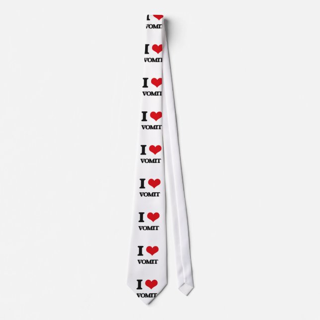 I love Vomit Tie (Front)