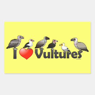 I Love Vultures (Africa) Sticker