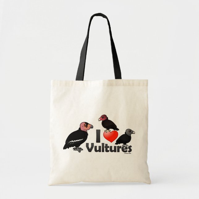 I Love Vultures (North America) Tote Bag (Front)