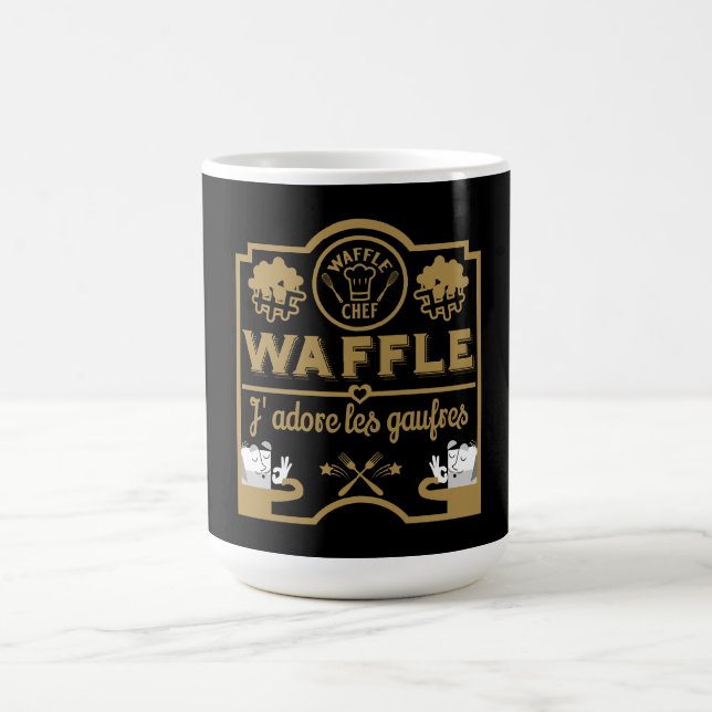I love Waffles Magic Mug (Center)