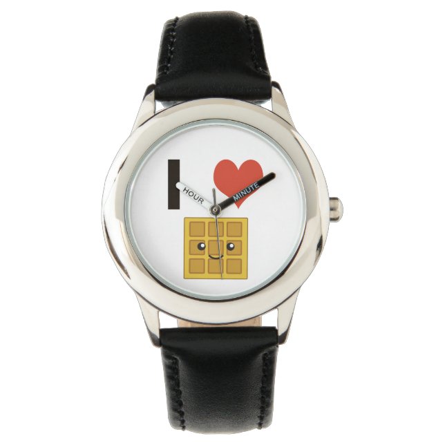 I love Waffles Watch (Front)