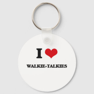 I Love Walkie-Talkies Keychain