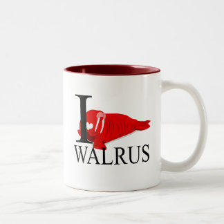 I Love Walrus Mugs
