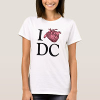 I Love Wash, DC with anatomically correct heart