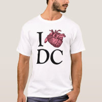 I Love Wash, DC with anatomically correct heart