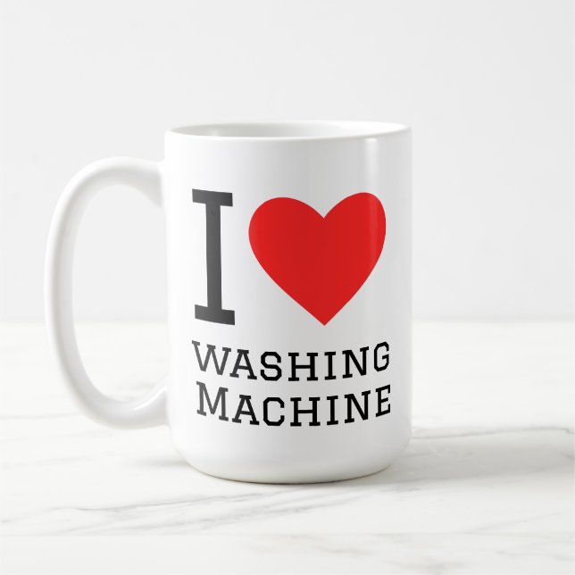 I love washing machine coffee mug (Left)