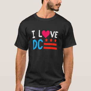 I Love Washington D C District Of Columbia Native T-Shirt