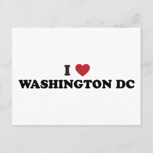 I Love Washington DC Postcard