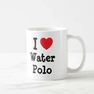 I love Water Polo heart custom personalized Coffee Mug