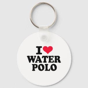 I love Water Polo Keychain