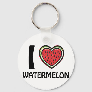 I love Watermelon Keychain