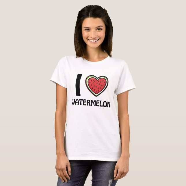 I love Watermelon T-Shirt (Front Full)