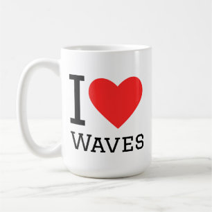 I love waves coffee mug