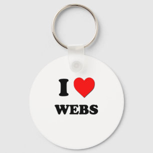 I love Webs Keychain