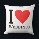 I love weddings  throw pillow<br><div class="desc">I love weedings ,  for party lovers</div>