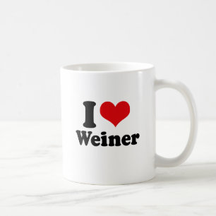 I LOVE WEINER COFFEE MUG