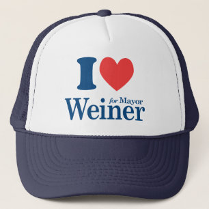 I Love Weiner Trucker Hat