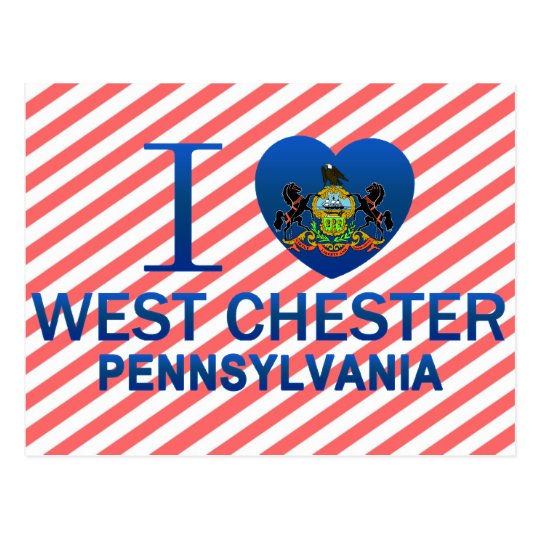 I Love West Chester, PA Postcard