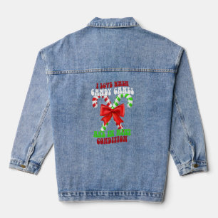 I Love When Candy Canes Are In Mint Condition Appa Denim Jacket