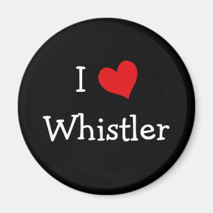 I Love Whistler Magnet