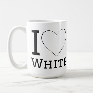 I love white coffee mug
