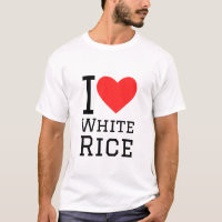I love white rice