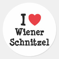 I love Wiener Schnitzel heart T-Shirt