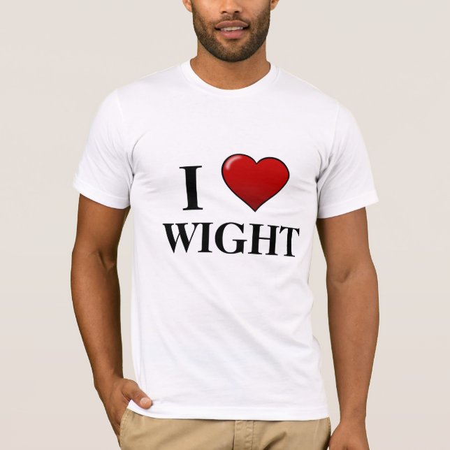 I Love Wight T-Shirt (Front)