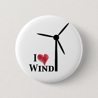 i love wind energy 2 inch round button