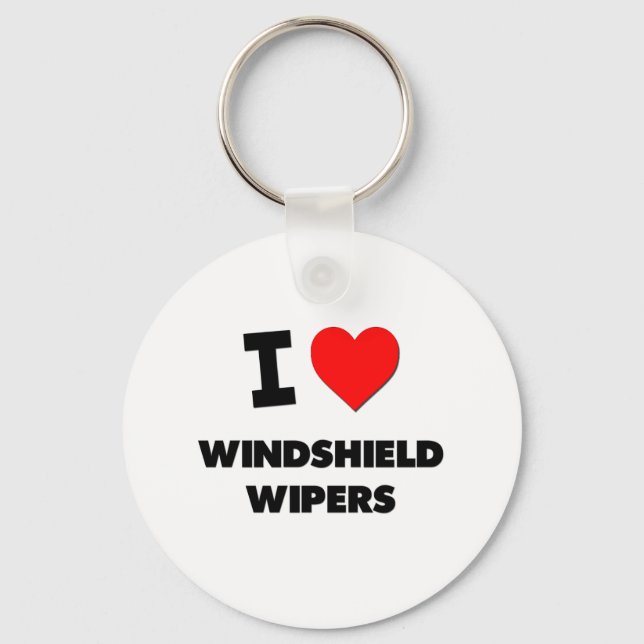I love Windshield Wipers Keychain (Front)
