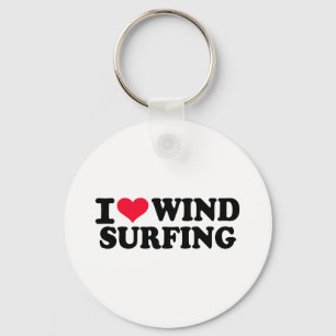 I love Windsurfing Keychain