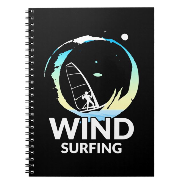 I Love Windsurfing Notebook (Front)