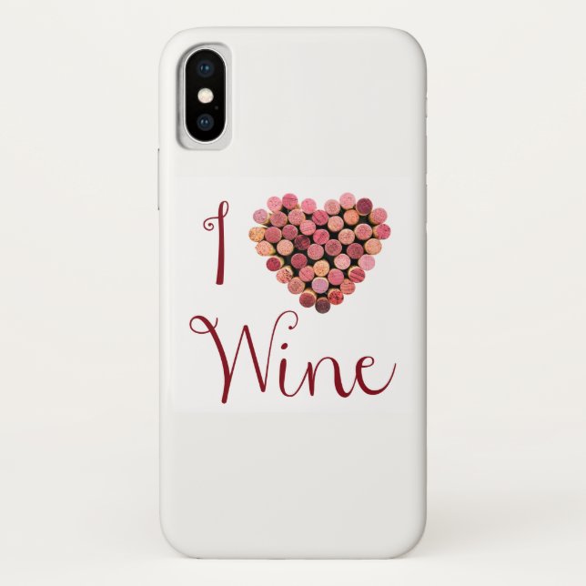 I Love Wine Case-Mate iPhone Case (Back)