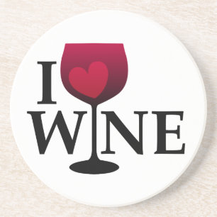 I Love Wine Coaster
