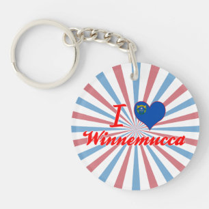 I Love Winnemucca, Nevada Keychain
